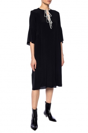 Dress with tie fastening, zdjęcie 2 Dress with tie fastening od Marni